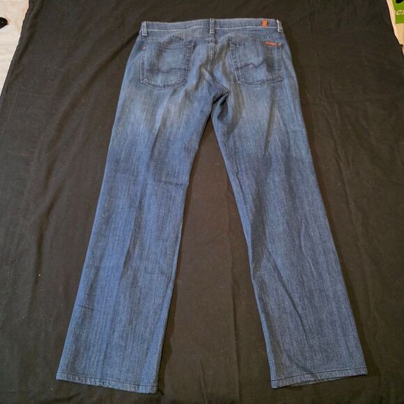7 For All Mankind Men's Denim Jeans 33/33 - Picture 6 of 8